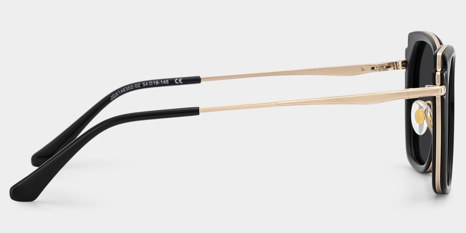 Murcia Square Black Frame Sunglasses Online Sale | ZEELOOL
