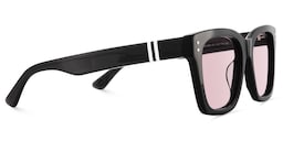 Gaydeh Rectangle Black Sunglasses3
