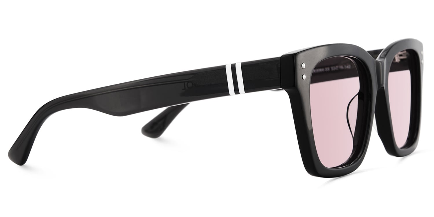 Gaydeh Rectangle Black Sunglasses3