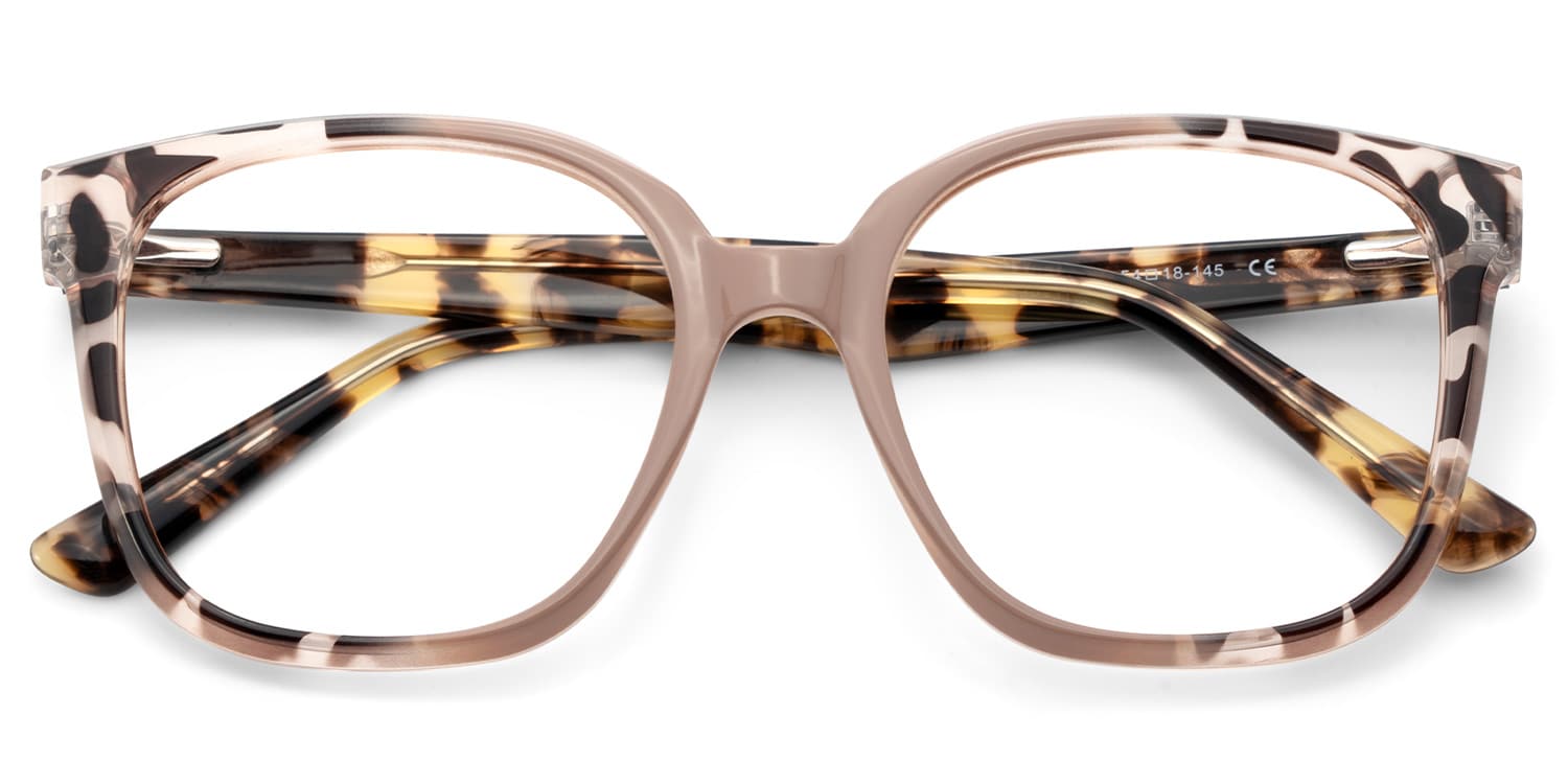 Siner Square Khaki Tortoise Glasses3