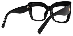 Alberta Cat Eye Black Glasses4