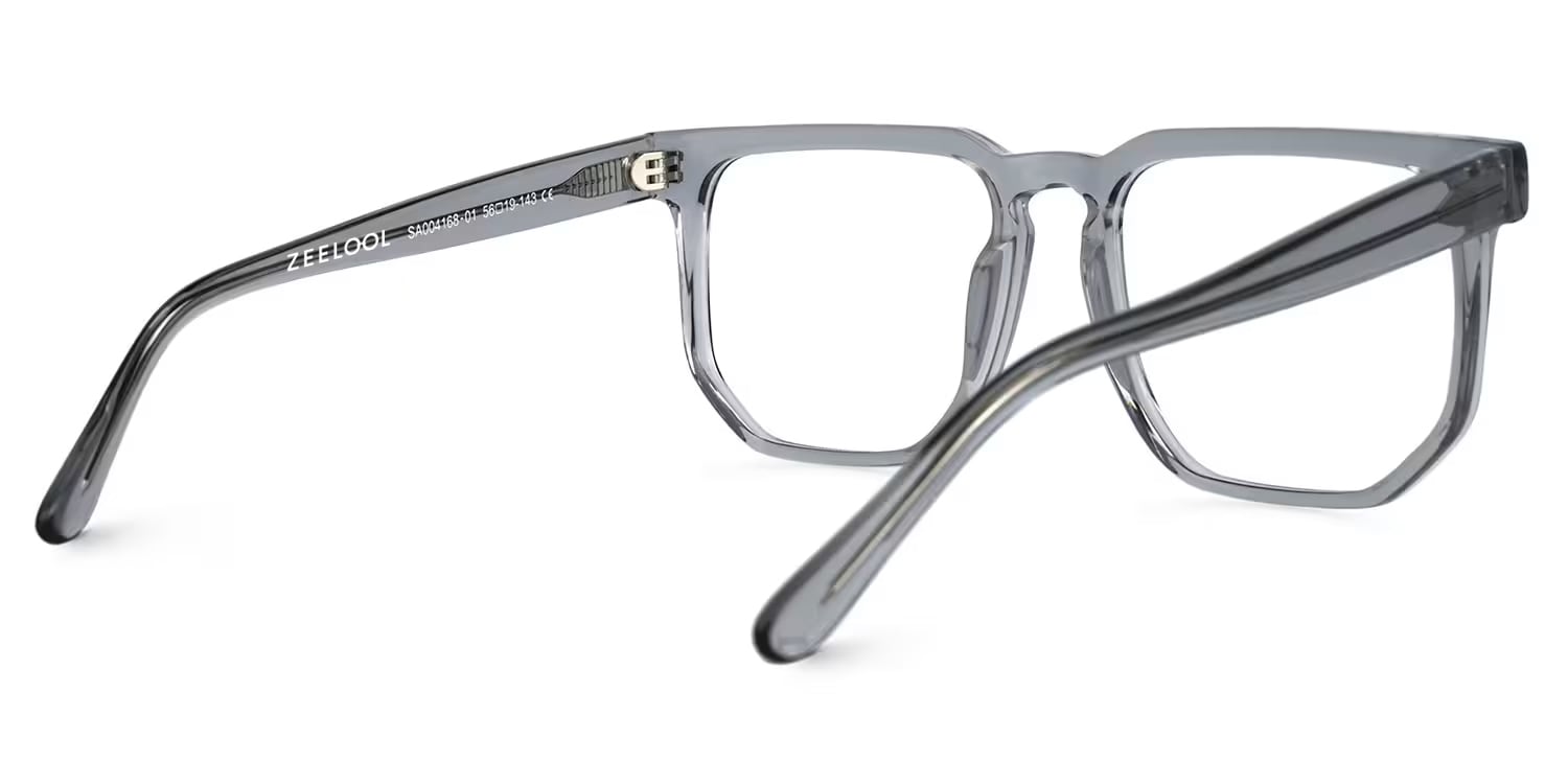Matherne Square Gray Glasses3