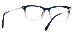 Zane Rectangle Blue Glasses4