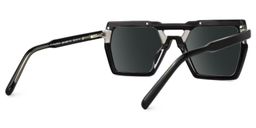 Ferguson Black Geometric Sunglasses3