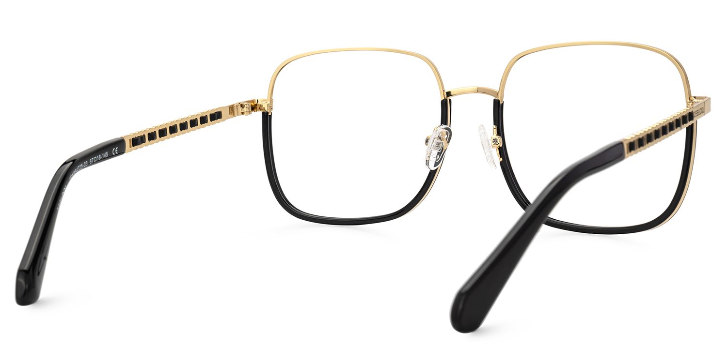 Perfecta Big Square Prescription Glasses | Zeelool3