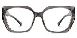 Sallyann Geometric Gray Glasses0