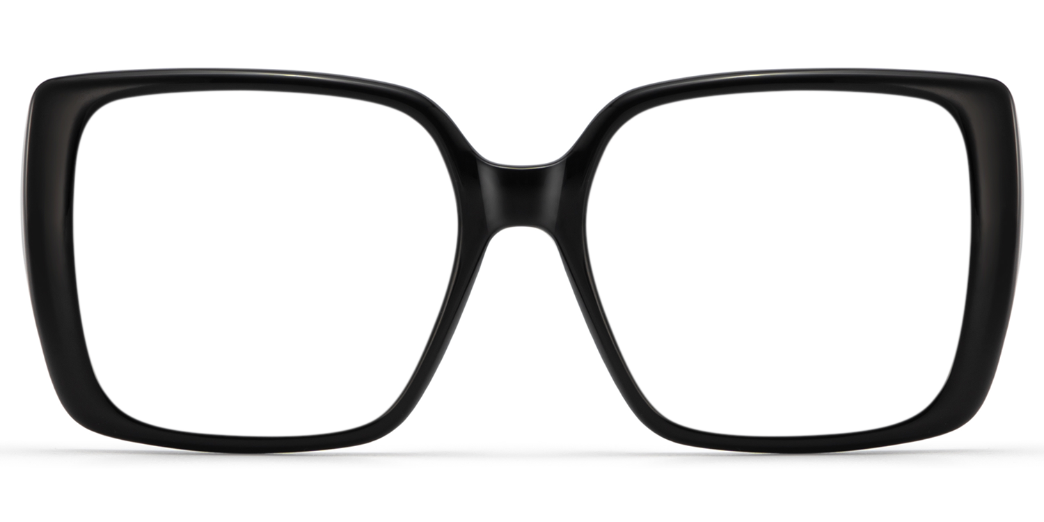 Maya Black Square Frame Glasses for Women | ZEELOOL