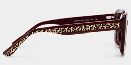 Natalie Red Square Glasses4