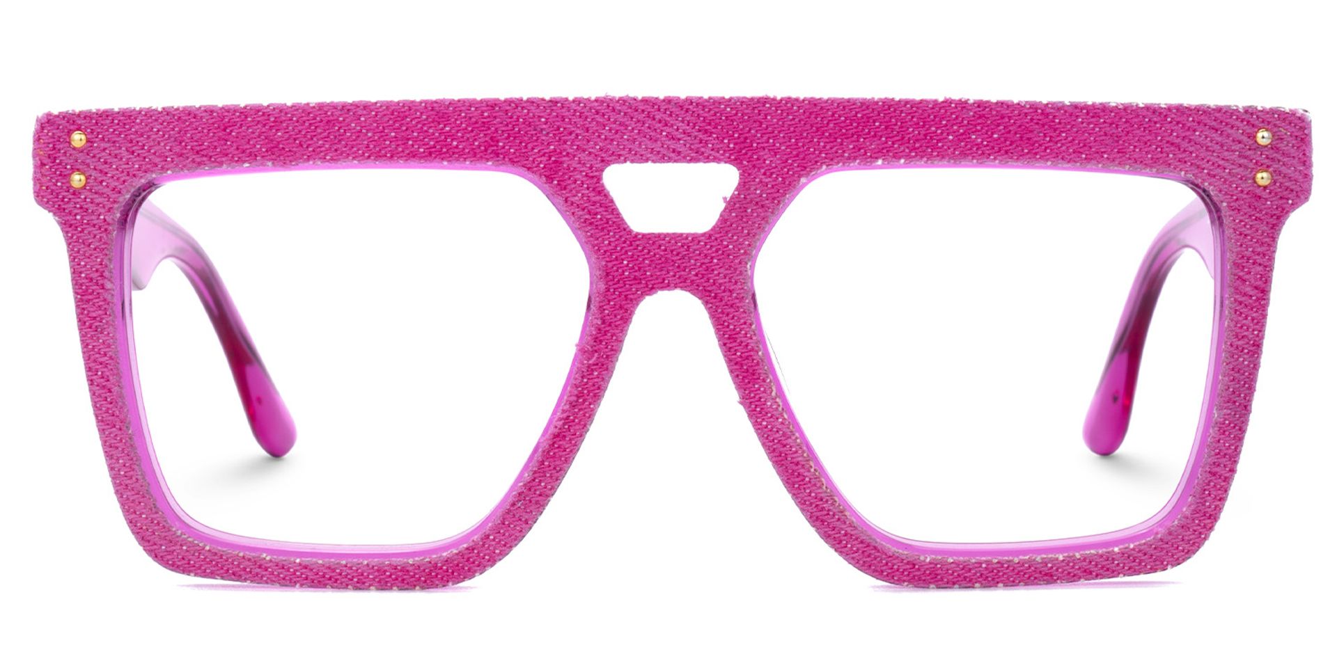 Rubin Hot Pink Denim Eyeglasses | Zeelool0