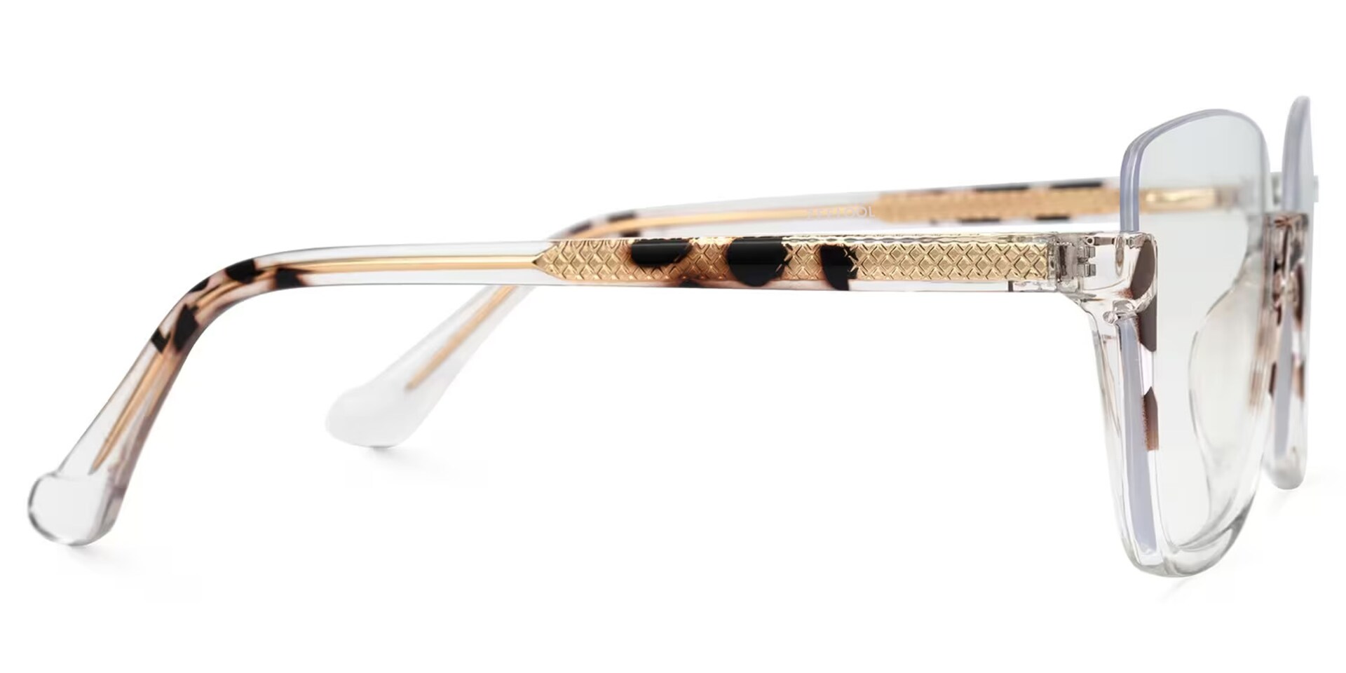 Kellina Square Two-Tone Glasses | Zeelool Glasses2