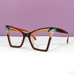 Johnsie Cateye Brown Glasses4
