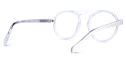 Gallardo Aviator White Glasses3