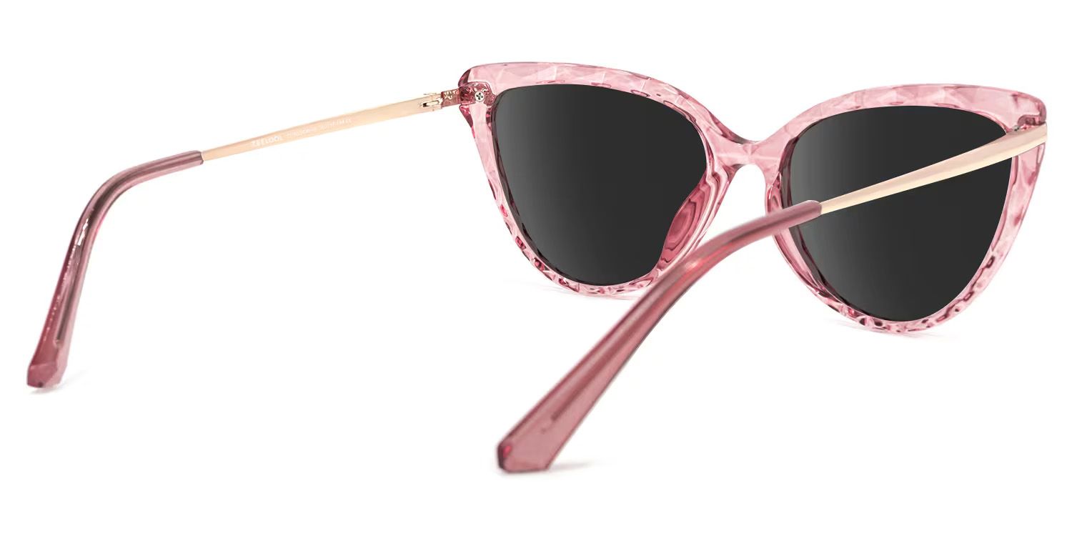 Lucas Cateye Pink Sunglasses | Zeelool Glasses4