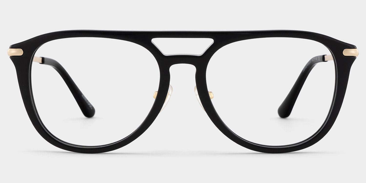 Isabelle Green Aviator Glasses | Nostalgic Campus Tone