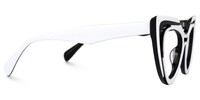 Tenille Cateye White Glasses2