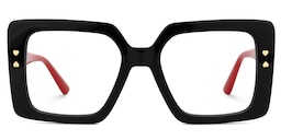 Durant Square Black Glasses0