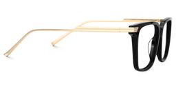 Viixen Rectangle Black Glasses2