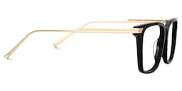 Viixen Rectangle Black Glasses2