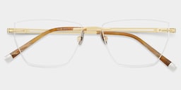 Ella Cat eye Gold Glasses5