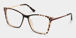 Tricee Square Tortoise Glasses3