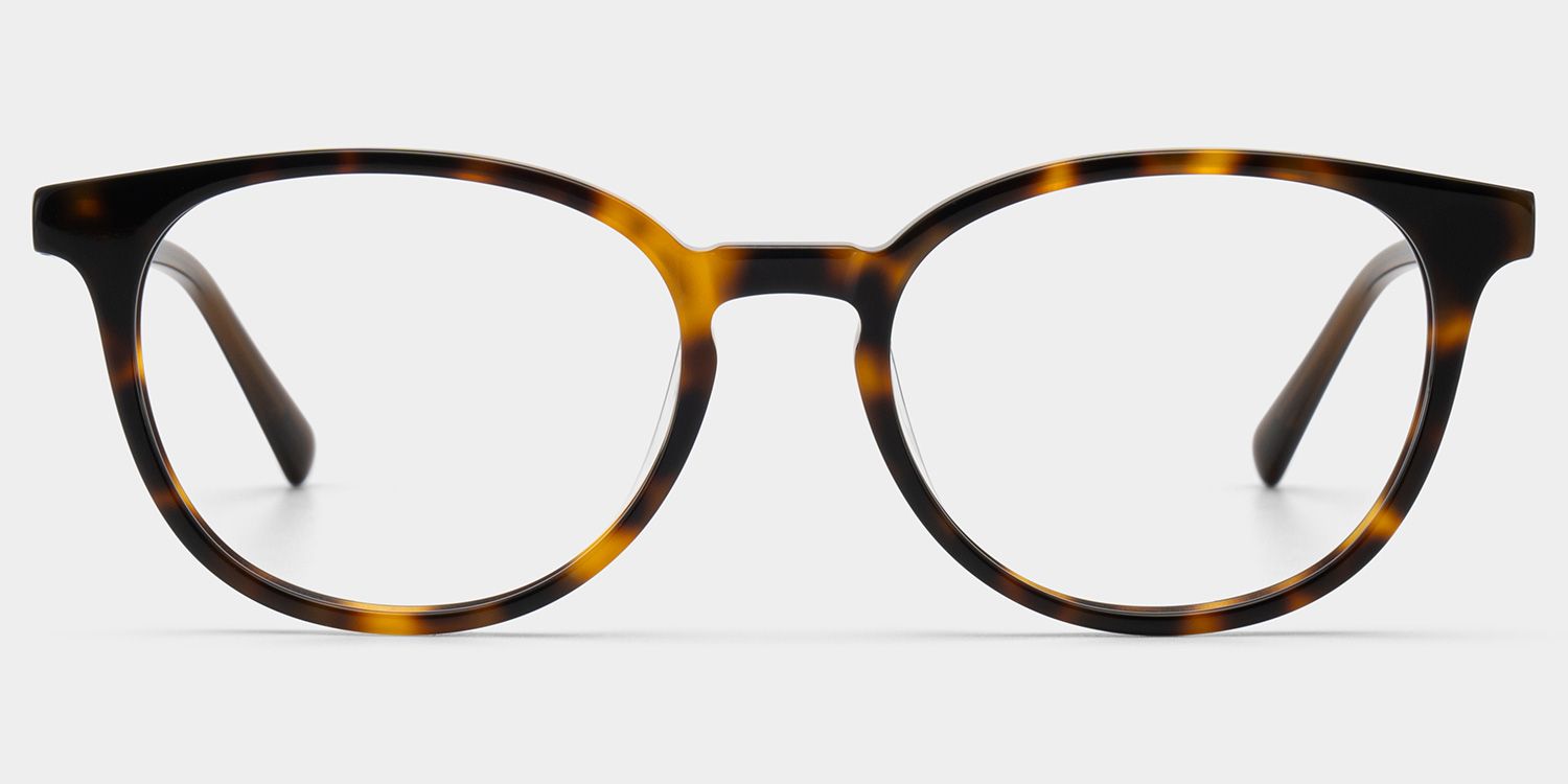 Allison Auburn Eyeglasses -Tortoise Round Frames | ZEELOOL