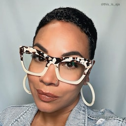 Benitez Square Two-Tone Glasses6