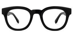 Foraker Round Black Glasses0