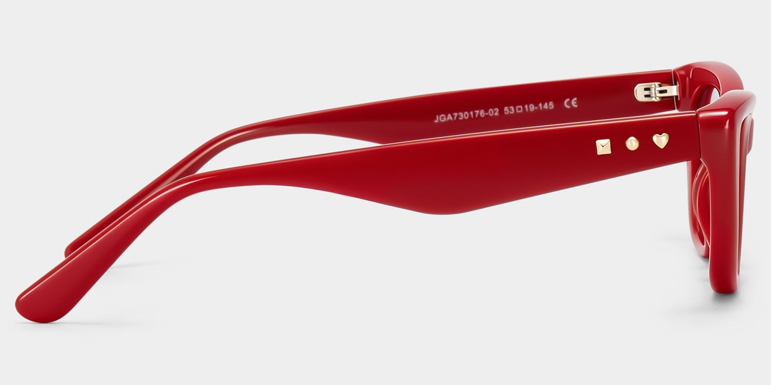 Amabel Red Cat-Eye Glasses | ZEELOOL4