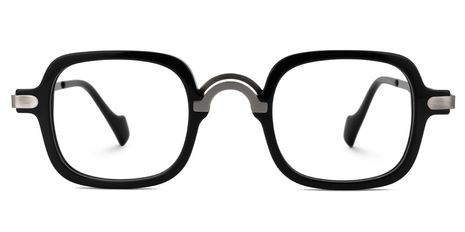 Fonrose Square Mixed-Materials Full-Frame Eyeglasses | Zeelool0