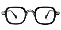Fonrose Black Square Glasses0