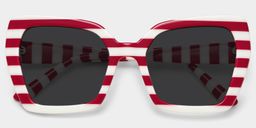 Pavia Red Butterfly Sunglasses1