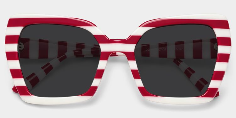 Pavia Red Butterfly Sunglasses