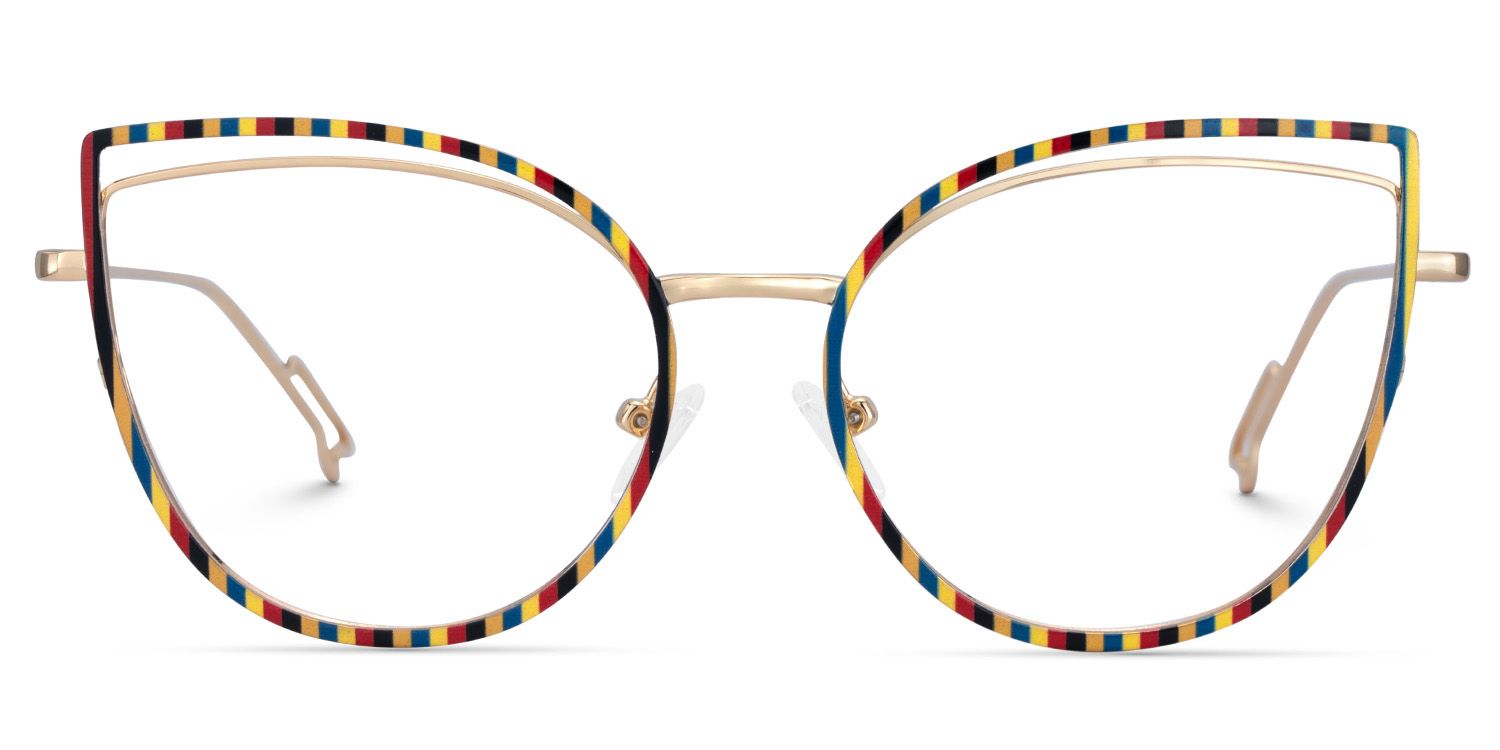 Spivey Cateye Metal Full Frame Eyeglasses | Zeelool1