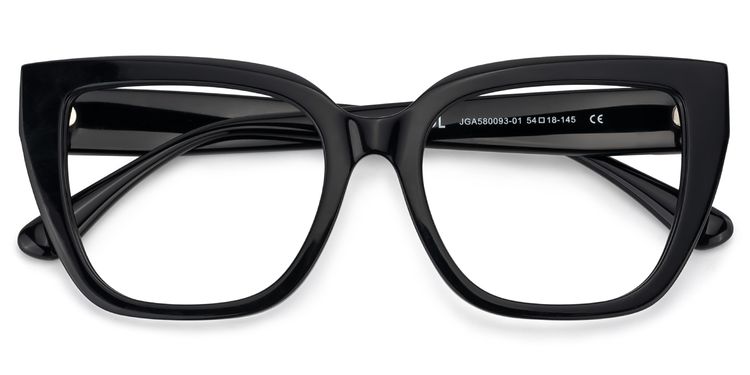 Tamarrah Cateye Black Glasses