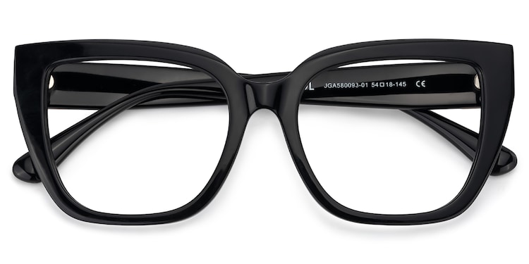 Tamarrah Cateye Black Glasses