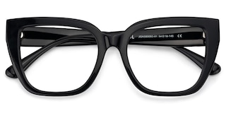 Tamarrah Cateye Black Glasses2