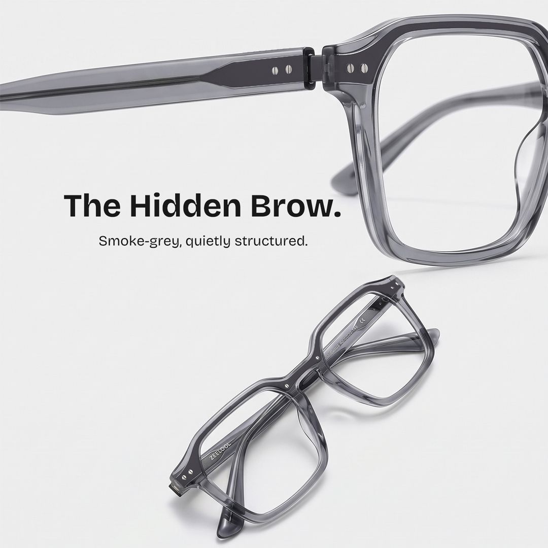 Brendan Gray Geometric Eyeglasses in Trendy Edge Vibe | ZEELOOL0