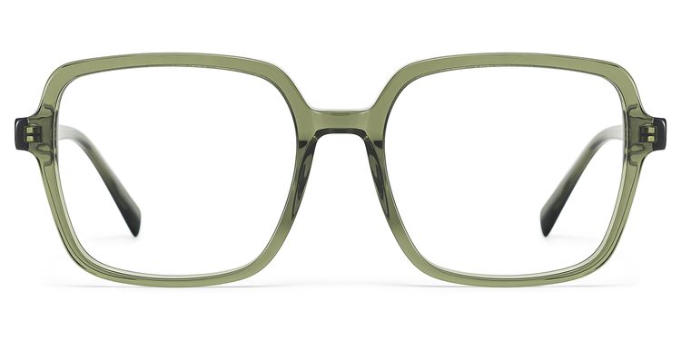 Ember Square Green Glasses
