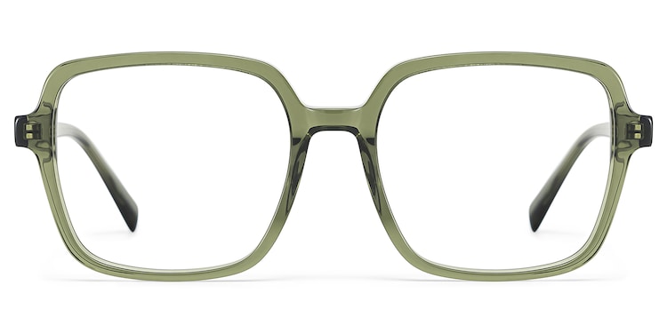 Ember Square Green Glasses