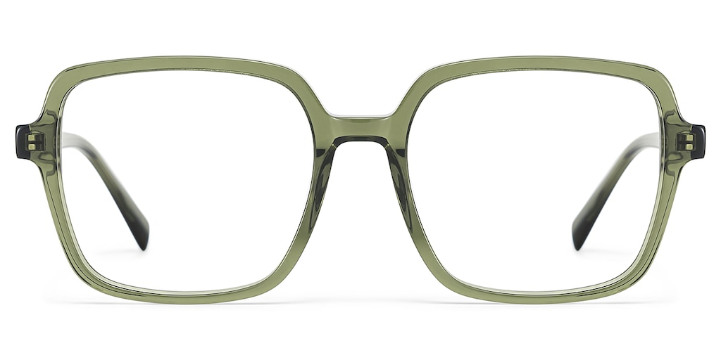Ember Square Green Glasses