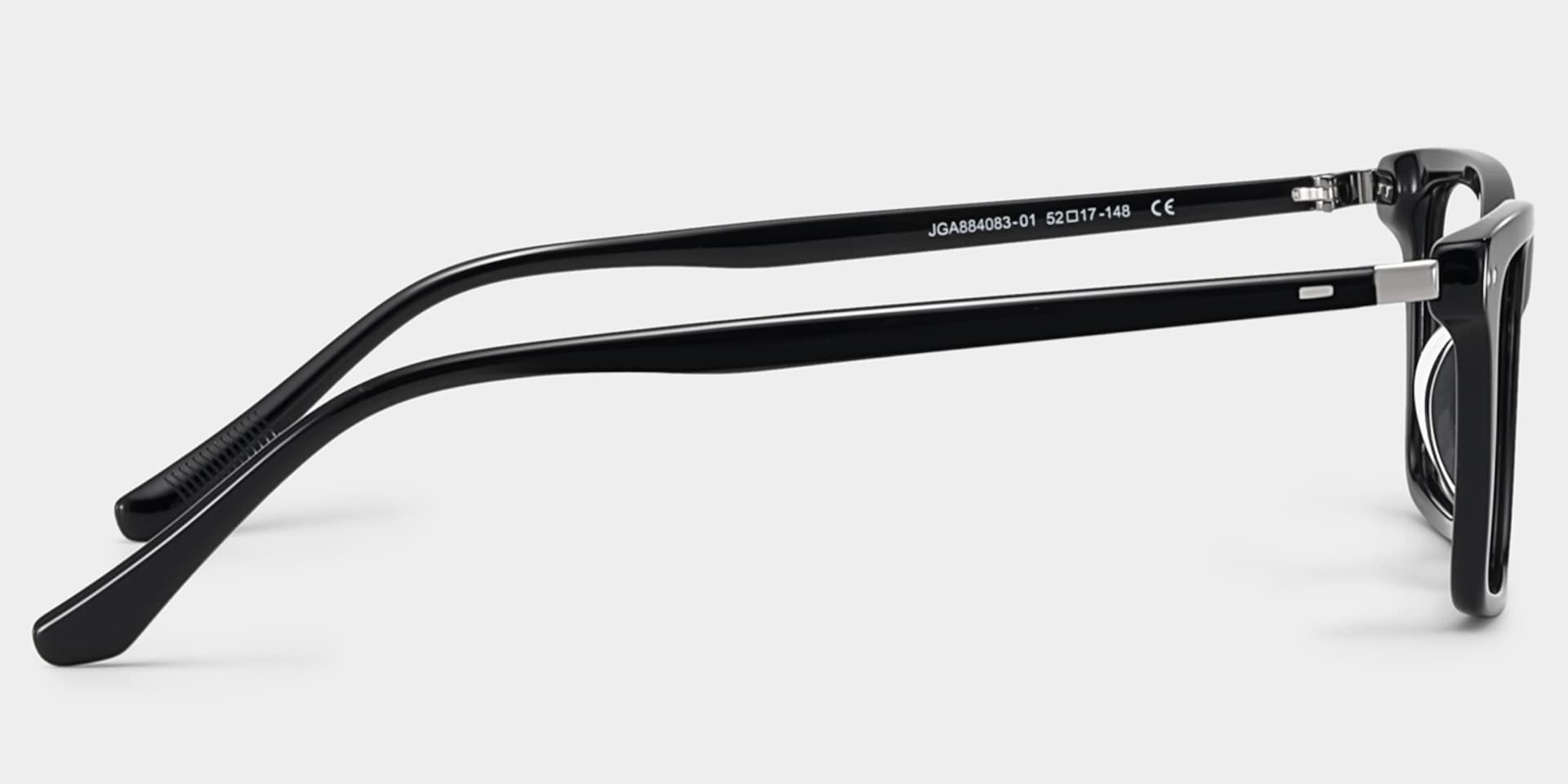 Harper Black Frame Prescription Glasses with Rectangle Shape | ZEELOOL4