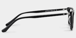 Harper Rectangle Black Glasses4