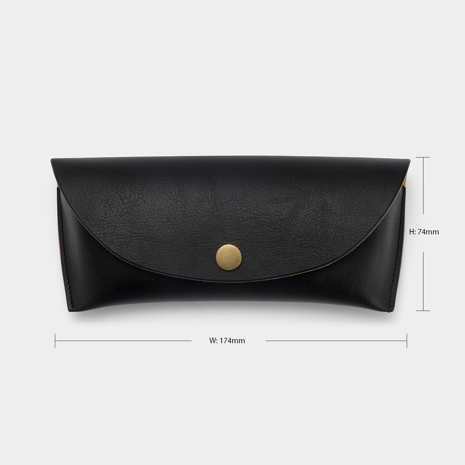 PJO805415-02 Black Man-made Leather Box, Glasses Pocket
