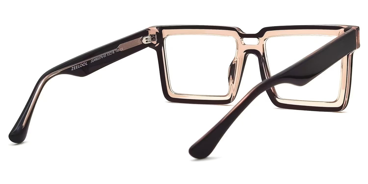 Milian Square Brown Glasses3