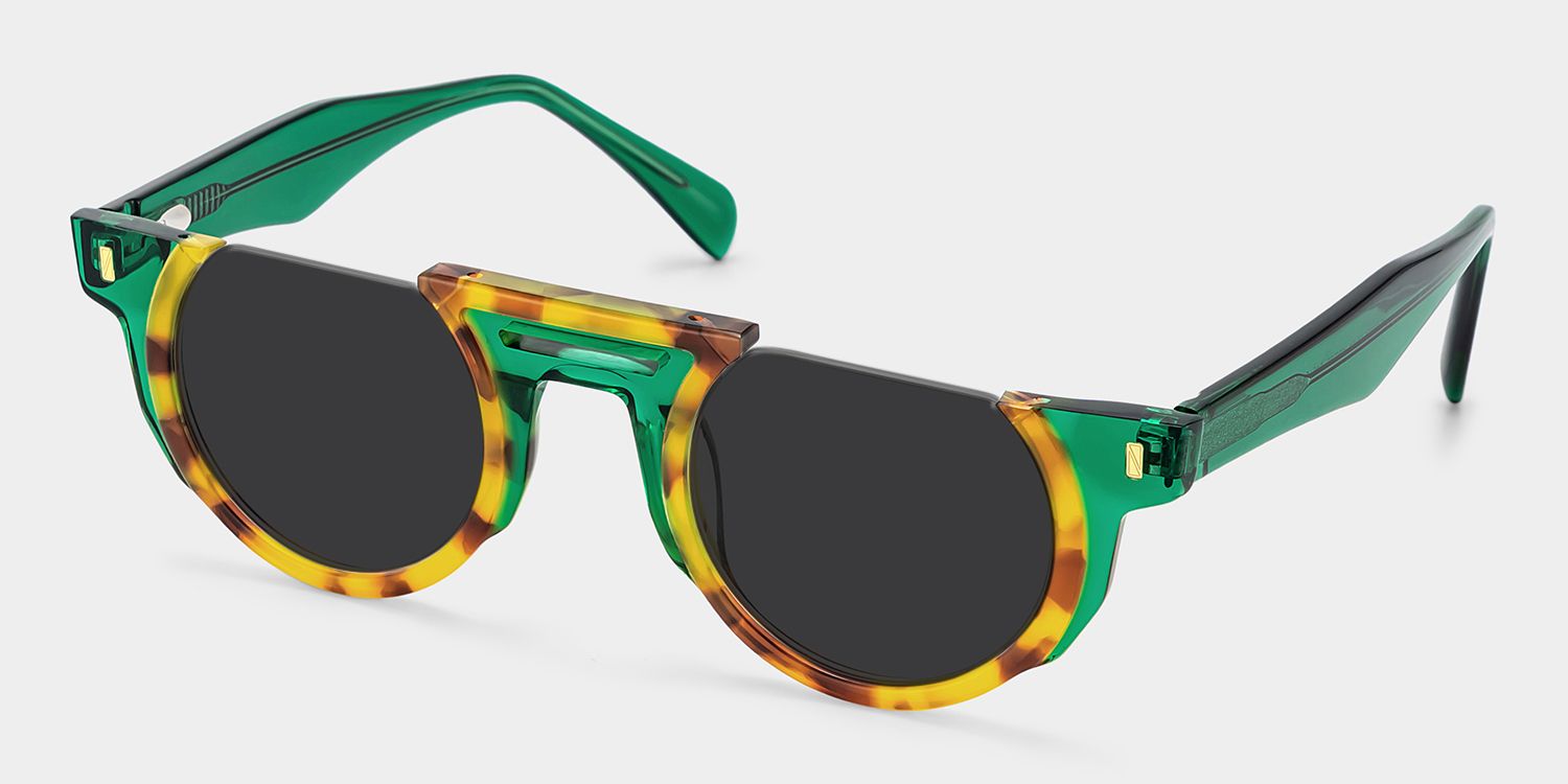 Mastin Round Tortoise Frame Sunglasses Online Sale | ZEELOOL