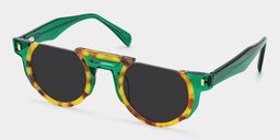 Mastin Round Tortoise Glasses2