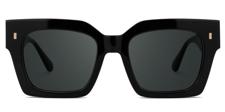 Cummings Square Black Glasses
