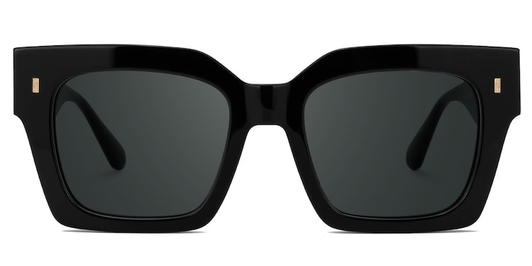 Cummings Square Black Glasses