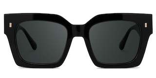 Cummings Square Black Glasses0