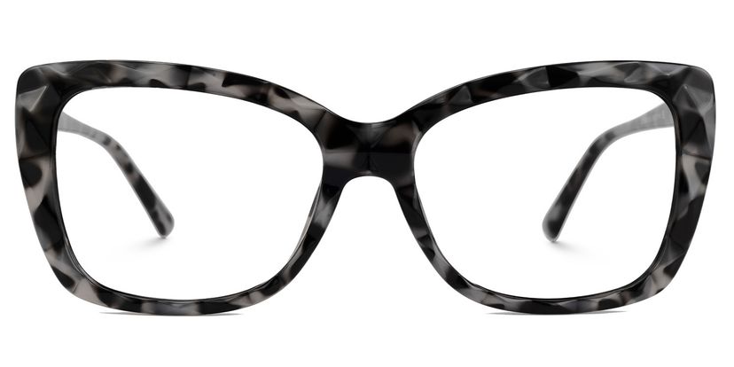 Edna Gray-Tortoise Cat eye Glasses